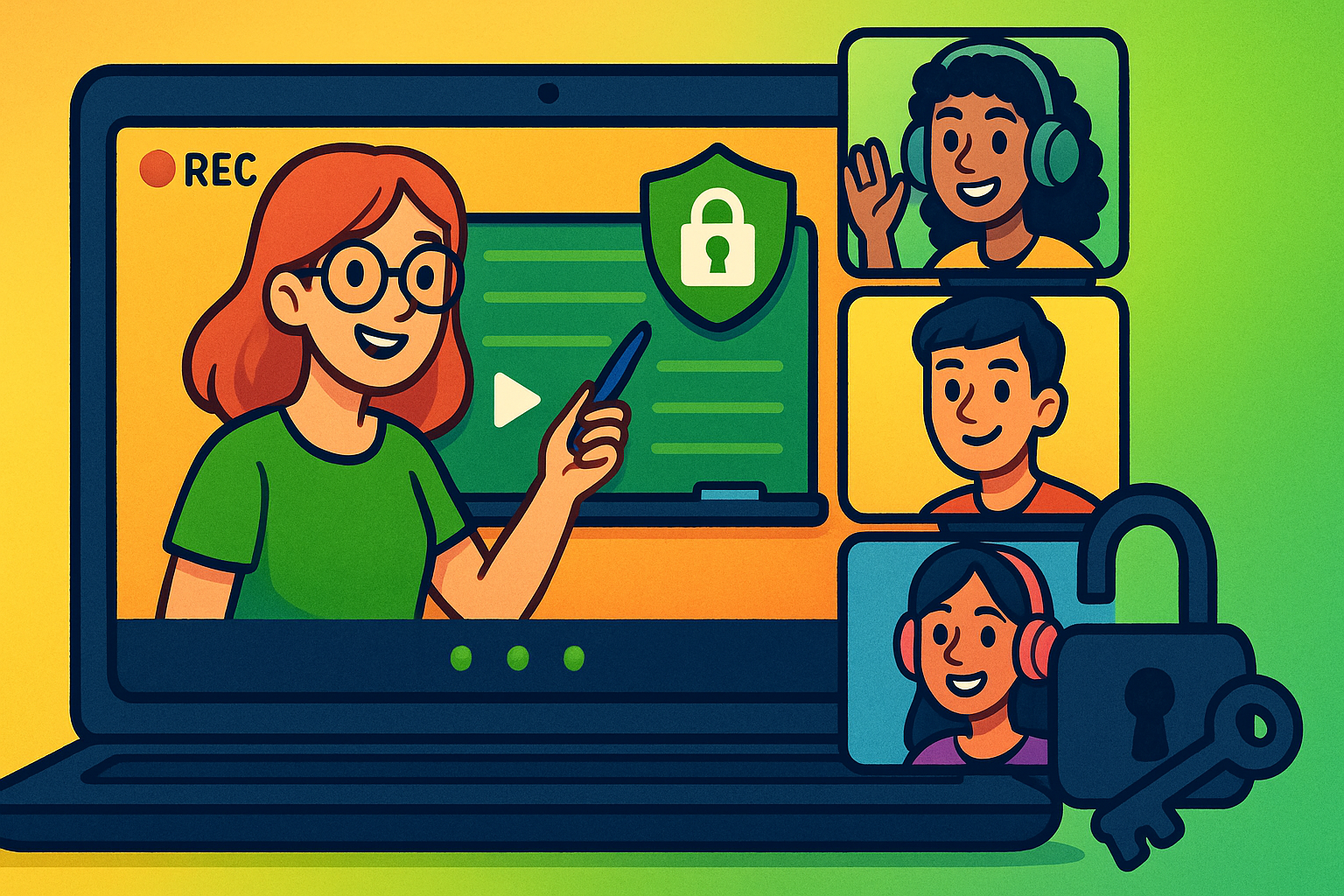 Virtual Classroom Software with Encryption|| +91-9874316000