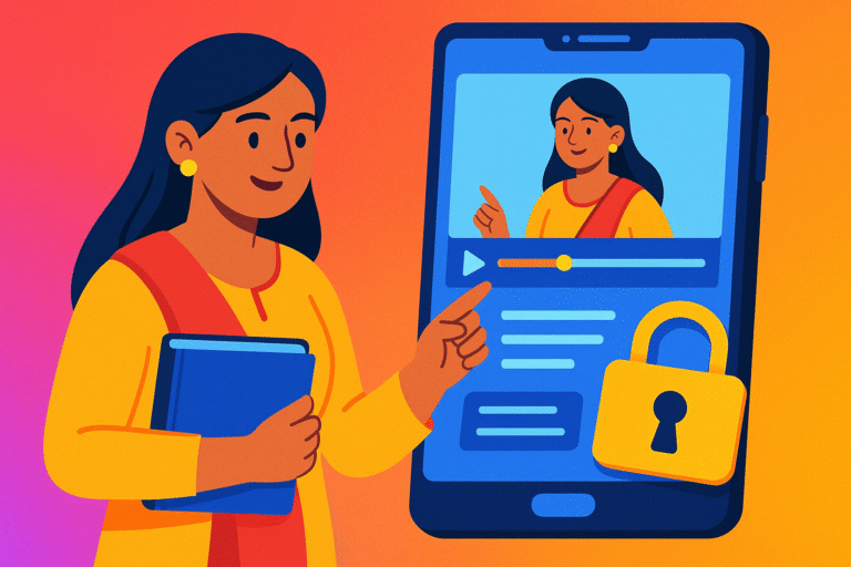 Encrypted Class App for Teachers – DTH LMS Pro | +91-9874316000