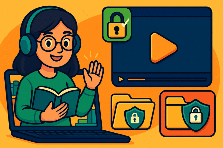 Online Teaching Platform with Encrypted Video Content|| +91-9874316000