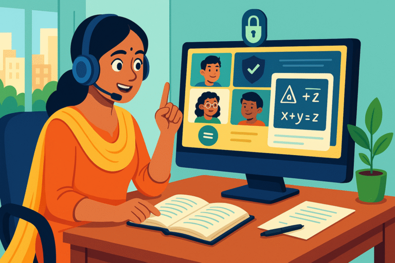 Secure Online Teaching Platform in Chennai|| +91-9874316000