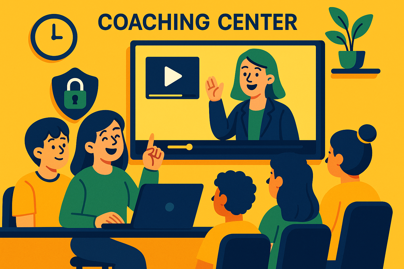 Secure Video Streaming for Coaching Centers|| +91-9874316000