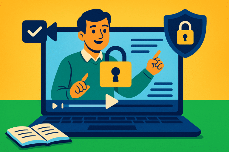 Video Encryption for Online Classes|| +91-9874316000