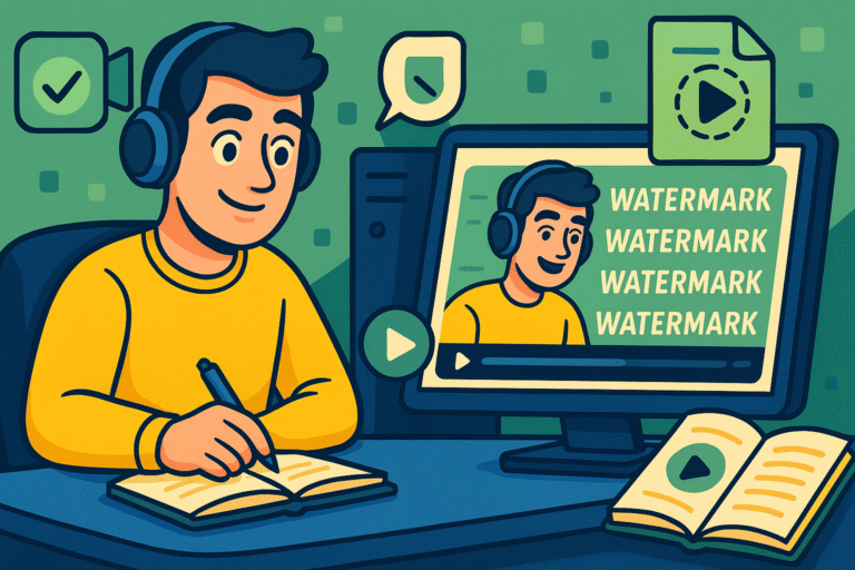 Video Watermarking for Online Tutors|| +91-9874316000