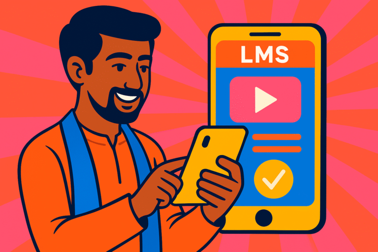 Custom LMS Mobile App India|| +91-9874316000